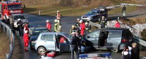 Verkehrsunfall Grafenederkurve