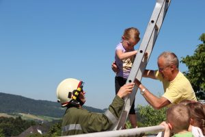 Räumungsübung Kindergarten